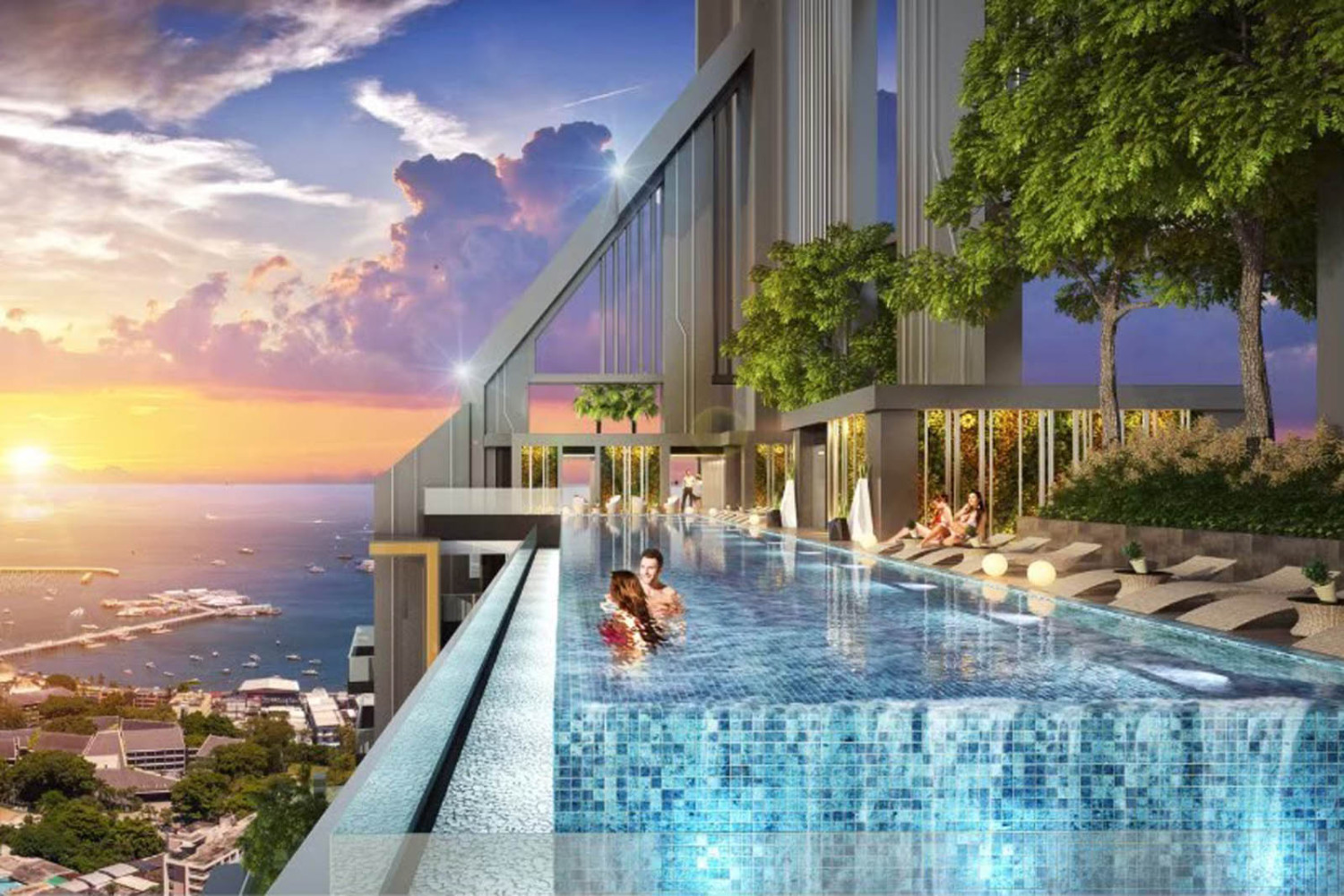 Grand Solaire - 2 Bed 1 Bath Sea View Type 2B-G image 3