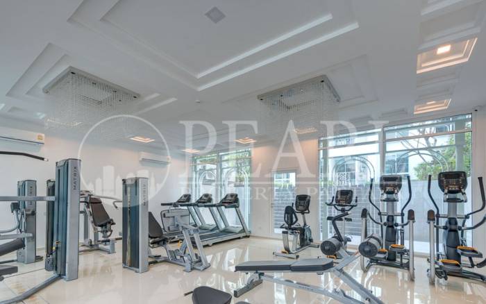 The Orient Resort & Spa: Modern fitness center with various exercise machines, treadmills, and weight benches.