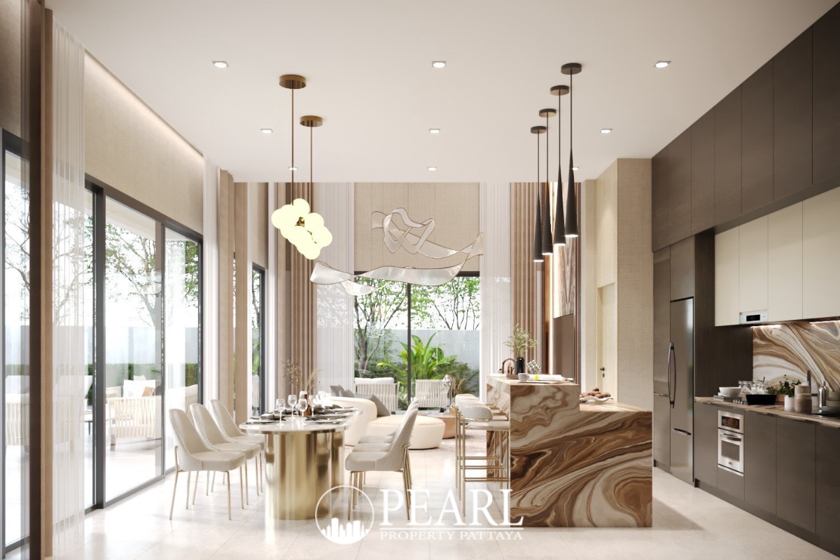 4 Bedroom House for Sale in Perla Villa fully equipped kitchen with island